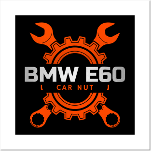 BMW E60 CAR NUT WITH GEAR & 2 SPANNERS Posters and Art